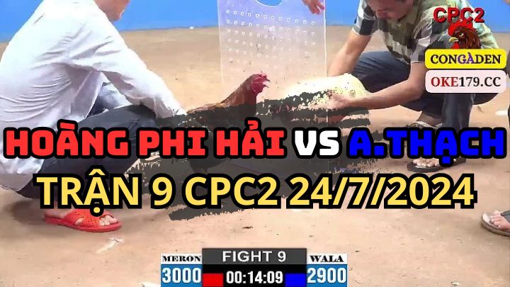 Trận 9 CPC2 Ngày 24/07/2024 Sư Kê Hoàng Phi Hải Đối Đầu A. Thạch Đá Gà Thomo